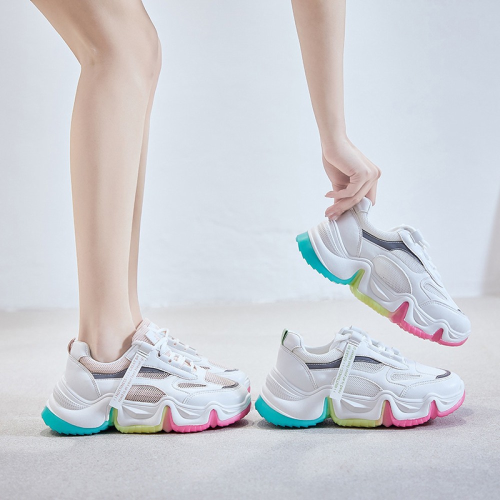 Mesh White Shoes Women's Summer New Student Net Shoes Daisy Breathable Sneakers